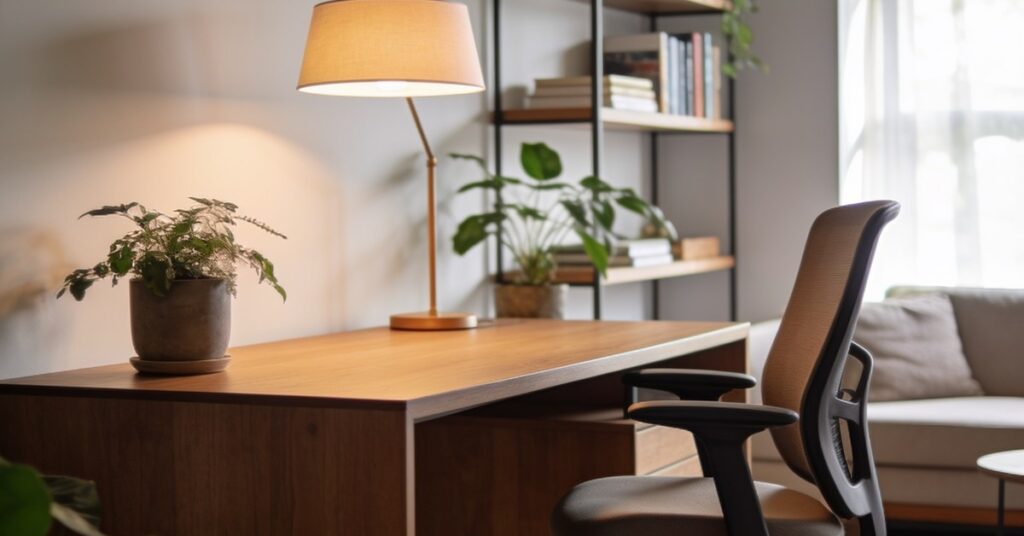 Miejsce do pracy w salonie: jak urządzić funkcjonalne home office?