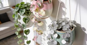 Ceropegia woodii odmiany: uprawa, pielęgnacja, Silver Glory i Durban